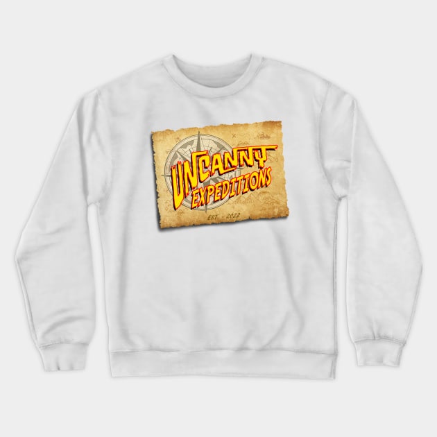 Uncanny Expeditions Crewneck Sweatshirt by Tom Krohne